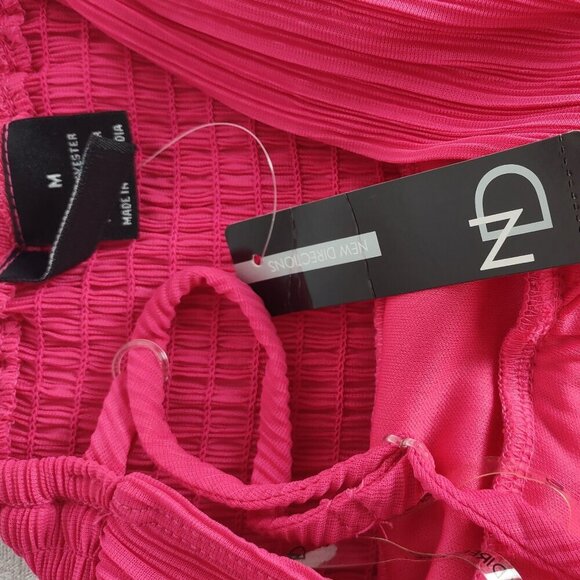 New Directions Womens Pink Azalea Formal Maxi Spaghetti Strap Dress Size M (NWT) - Picture 15 of 15